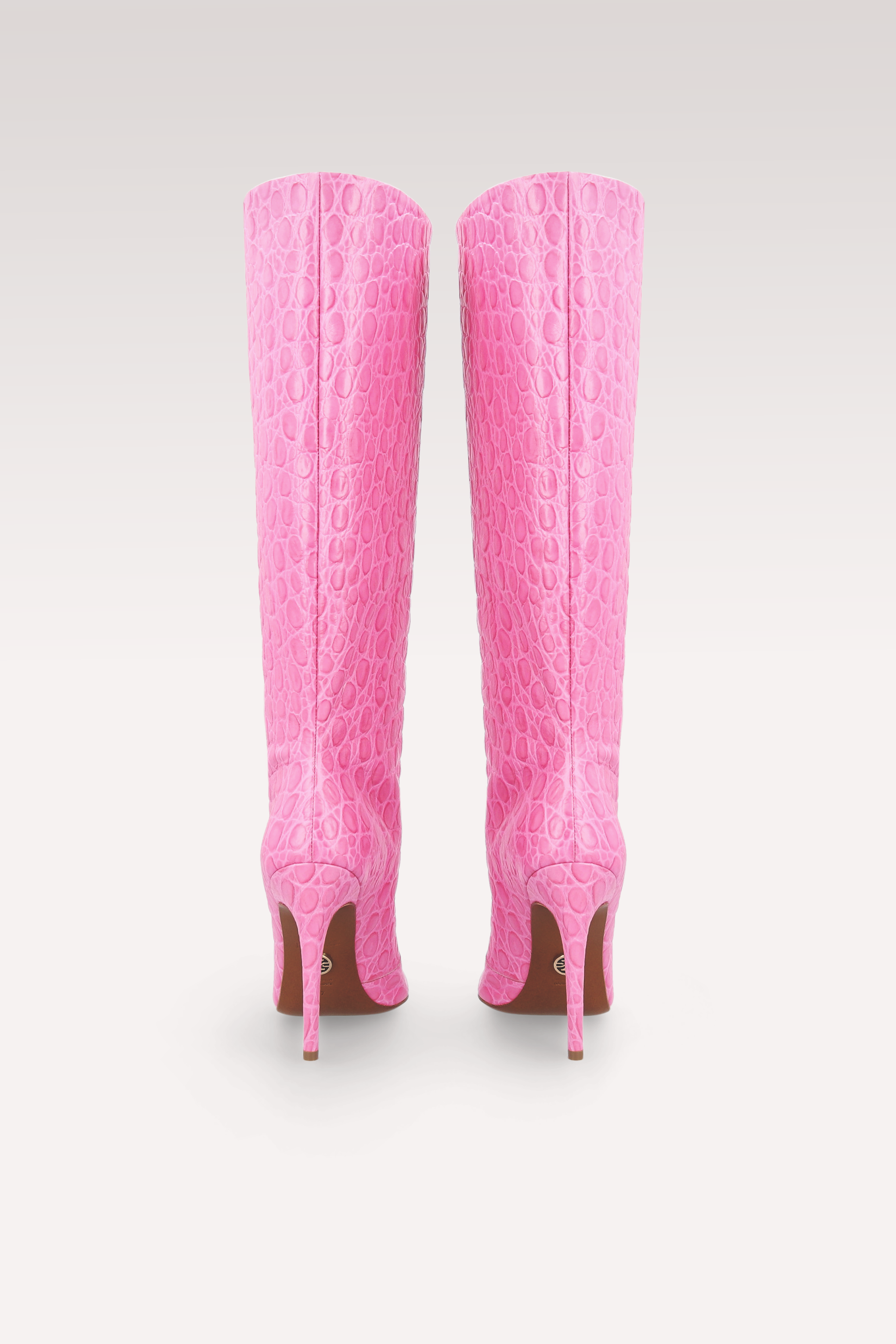 ANASTASIA 02 БОТУШИ ОТ РОЗОВА КРОКО ЩАМПОВАНА ЕСТЕСТВЕНА КОЖА