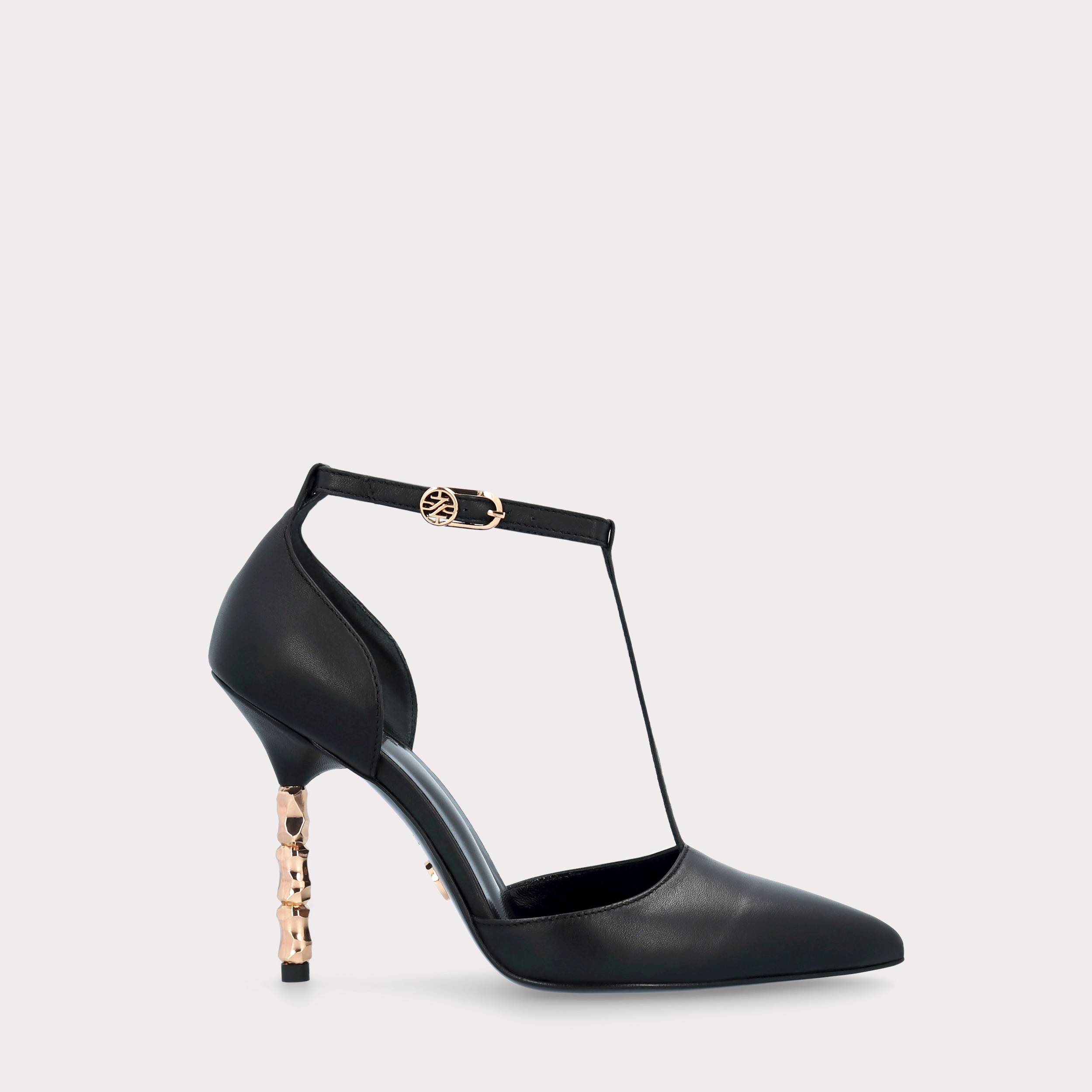 ASTRID 101 BLACK LEATHER PUMPS