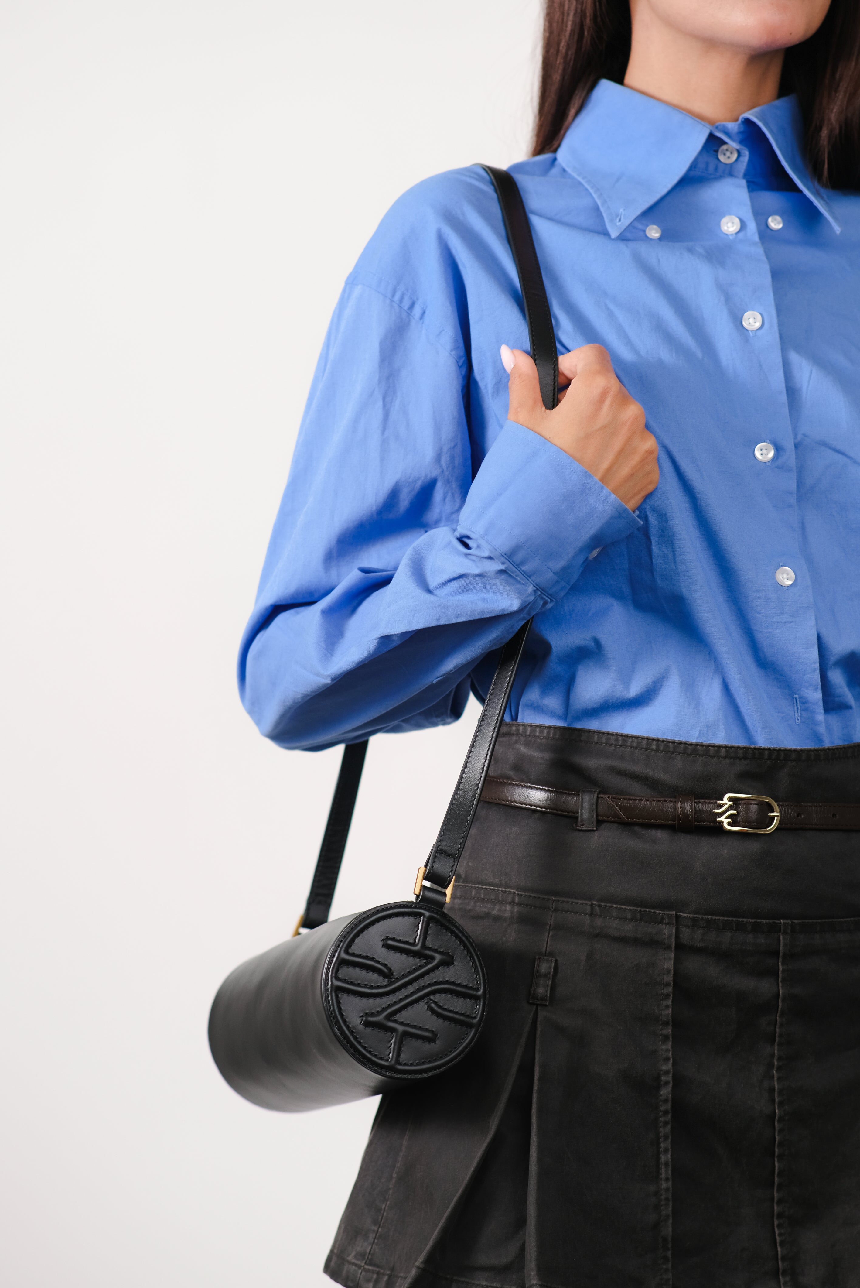 FIONA ЧАНТА ОТ ЧЕРНА ГЛАДКА КОЖА