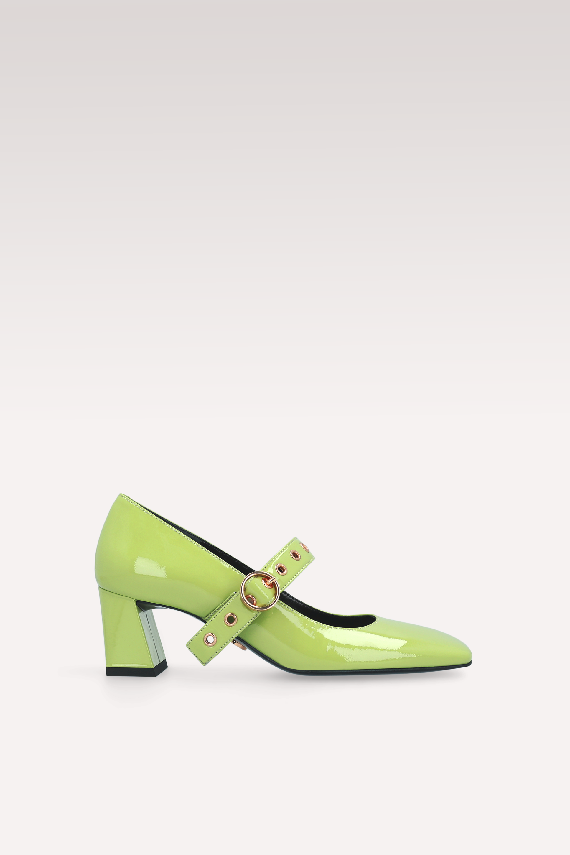 GENNY 01 ОБУВКИ ОТ ЗЕЛЕНА ЛАЧЕНА КОЖА