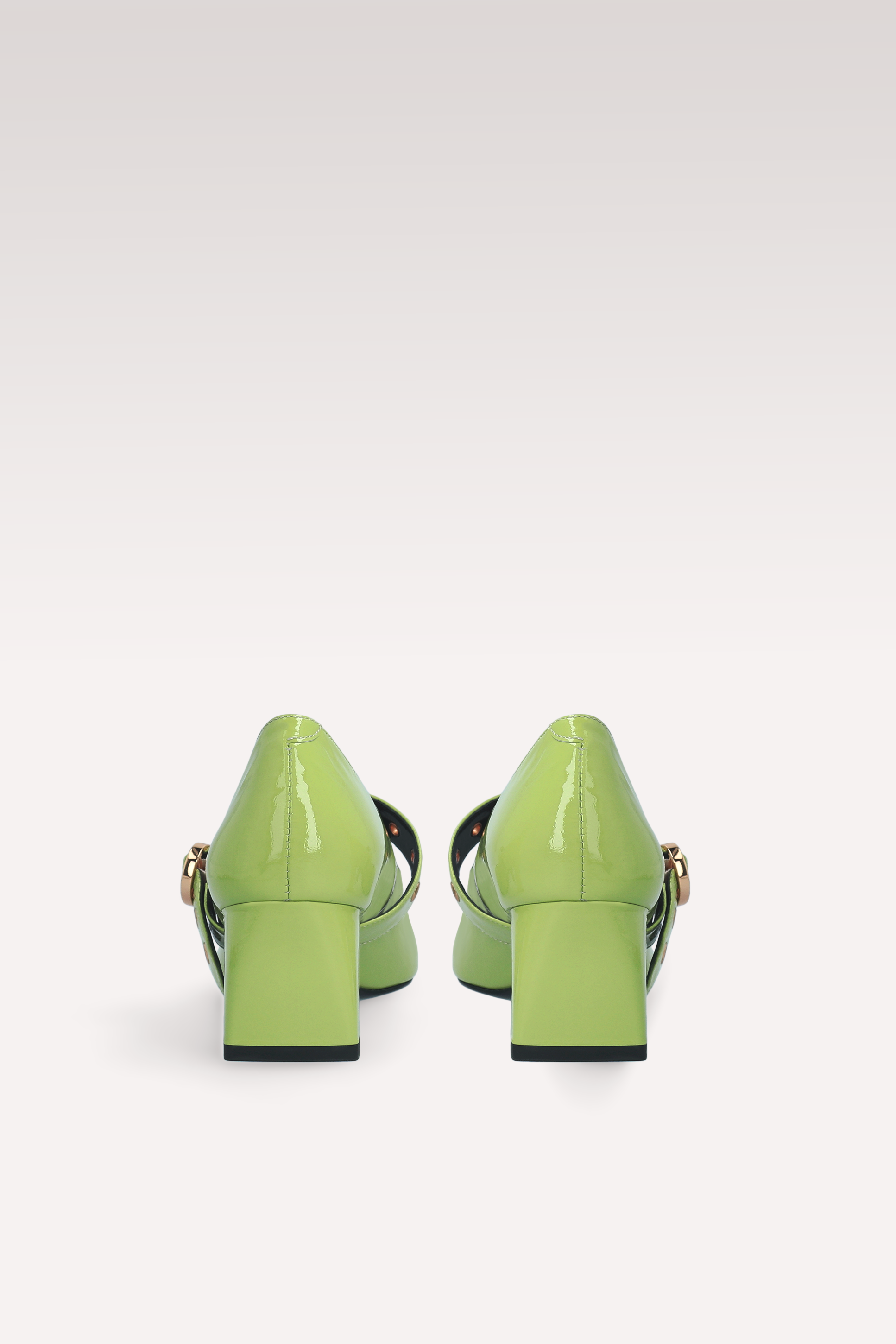 GENNY 01 ОБУВКИ ОТ ЗЕЛЕНА ЛАЧЕНА КОЖА