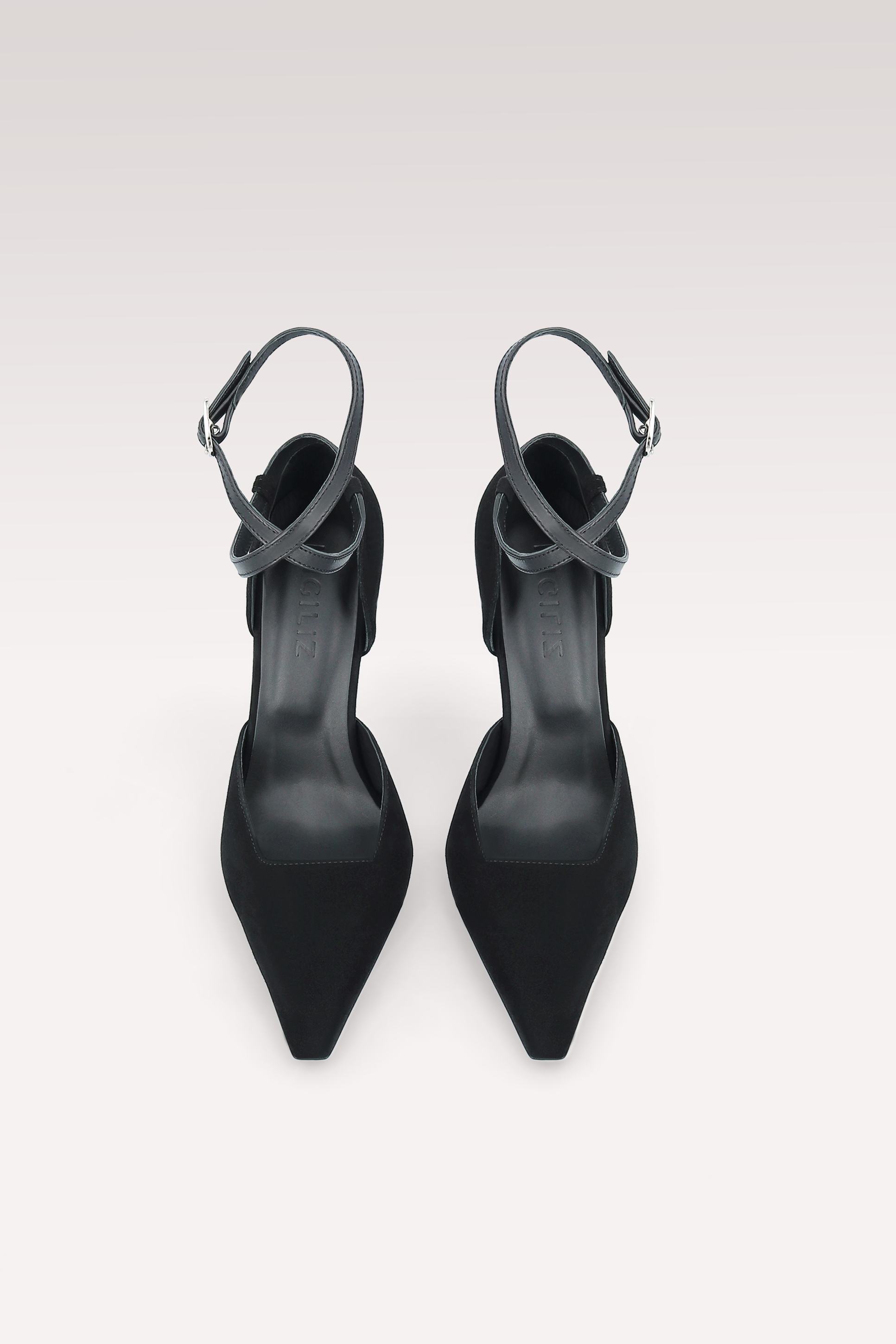 STAR ОБУВКИ ОТ ЧЕРНА ВЕЛУРЕНА КОЖА