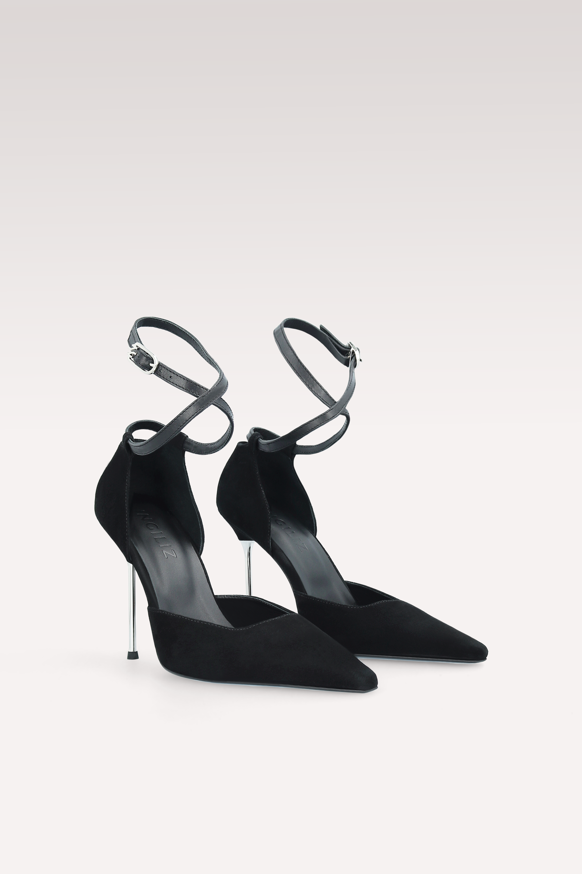 STAR ОБУВКИ ОТ ЧЕРНА ВЕЛУРЕНА КОЖА