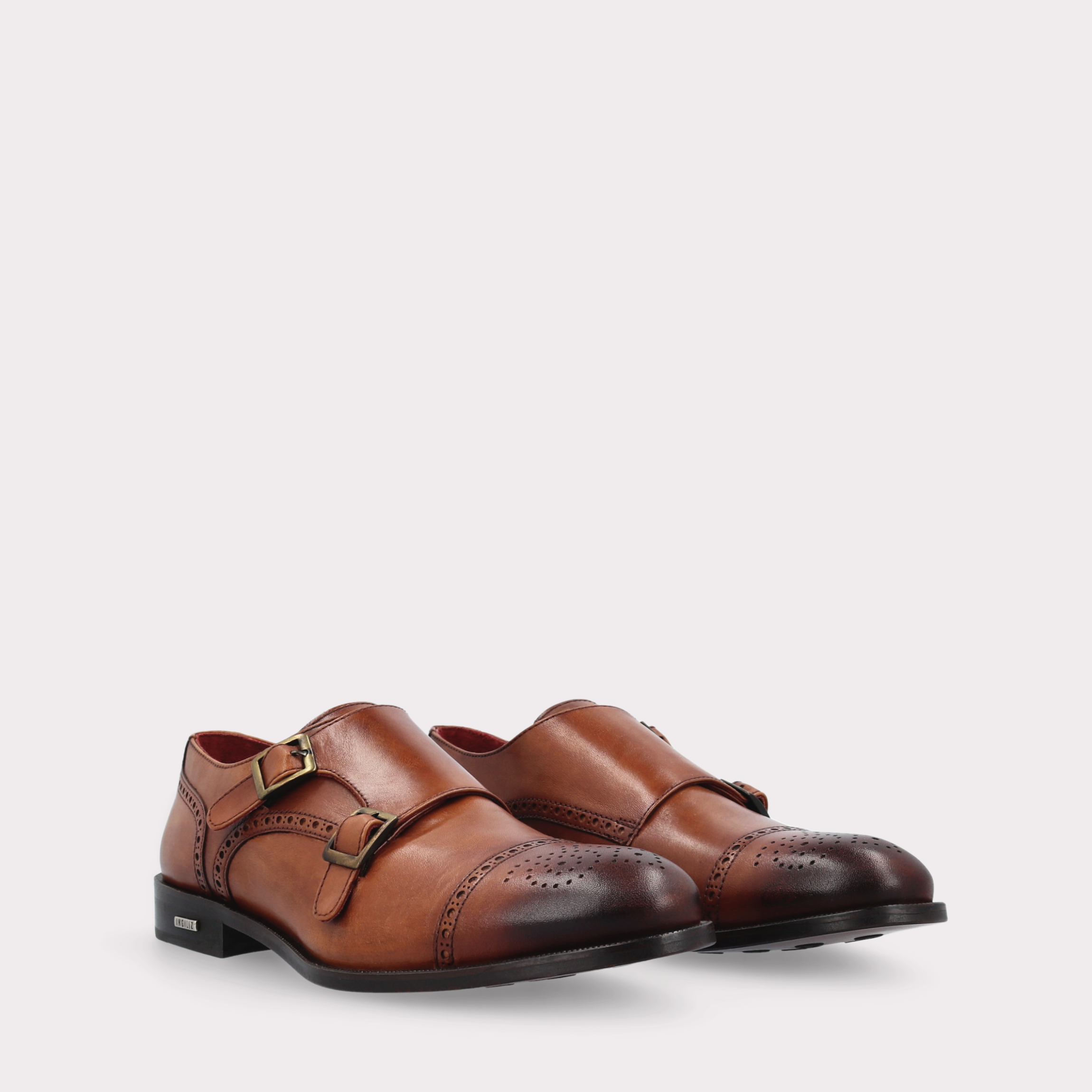 TRENTO 01 мъжки обувки от цвят таба естествена кожа